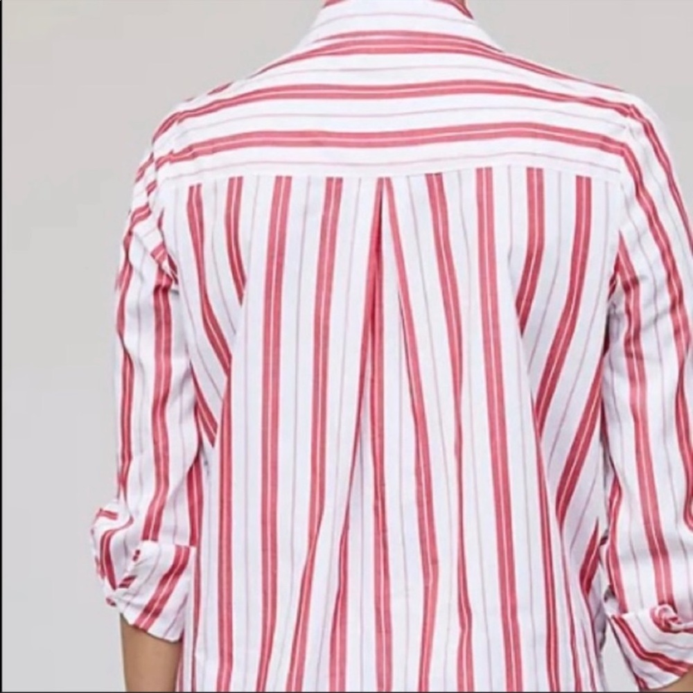 Anthropologie Harshnan striped collar shirt - Picture 3 of 4
